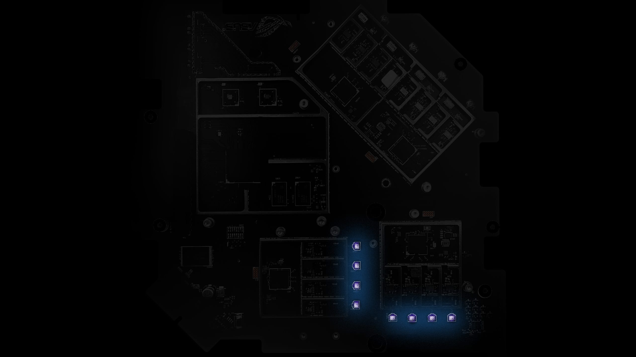 the antenna connectors on motherboard that are perfectly design for optimal wifi signal